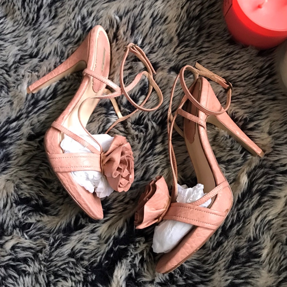 Max Studio Rose Erbay Leather Strappy Heel